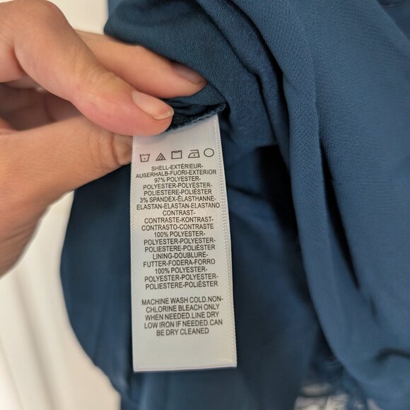 NWT Dress the Population Corey Dress in Peacock blue Size L - Picture 7 of 9